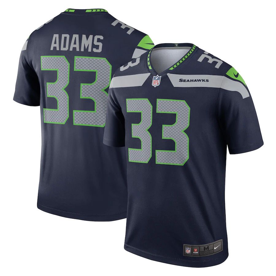 Men Seattle Seahawks #33 Jamal Adams Nike College Navy Legend NFL Jersey